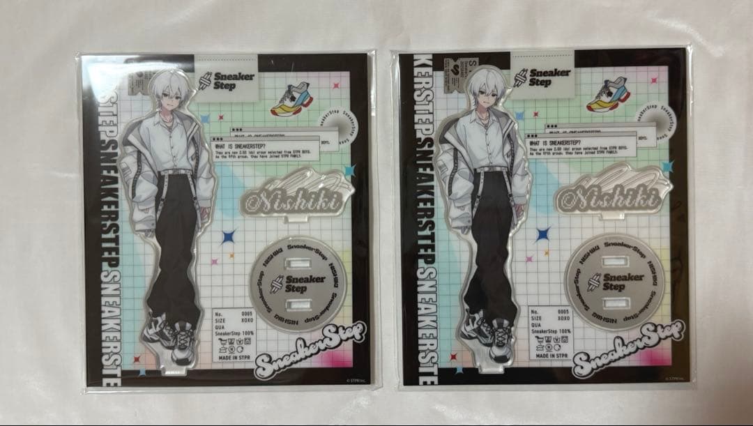 すにすて にしきくん にしき デビュー記念スターターグッズ アクスタ 2枚セット SneakerStep デビュー記念スターターグッズ | STPR非公式ファンサイト