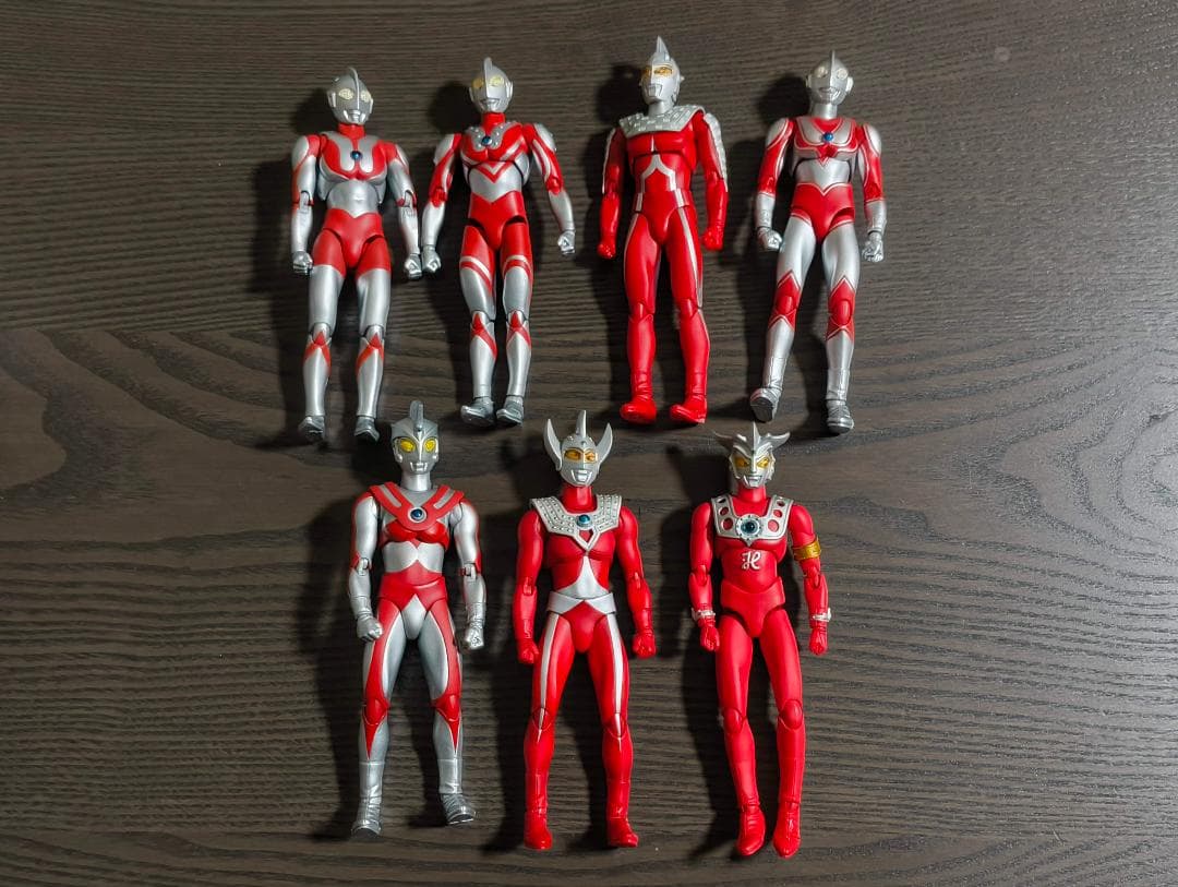 ULTRA-ACT 昭和ウルトラ兄弟 7体セット（パーツ・説明書完品・箱無し） 白toytoy: ウルトラ兄弟（ULTRA ACT）