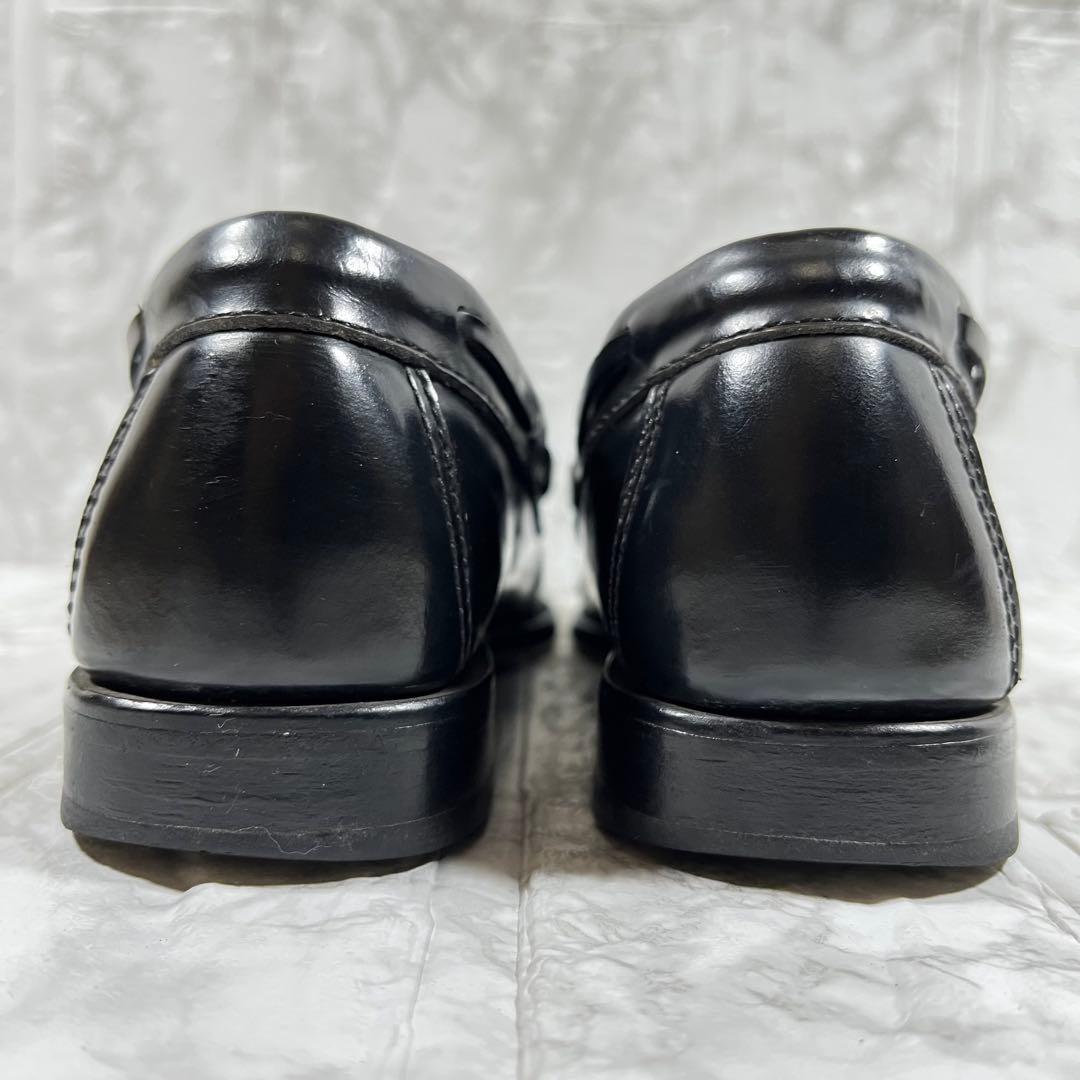 【美品】G.H.BASS タッセルローファー　フリンジ　ブラック　US5.5