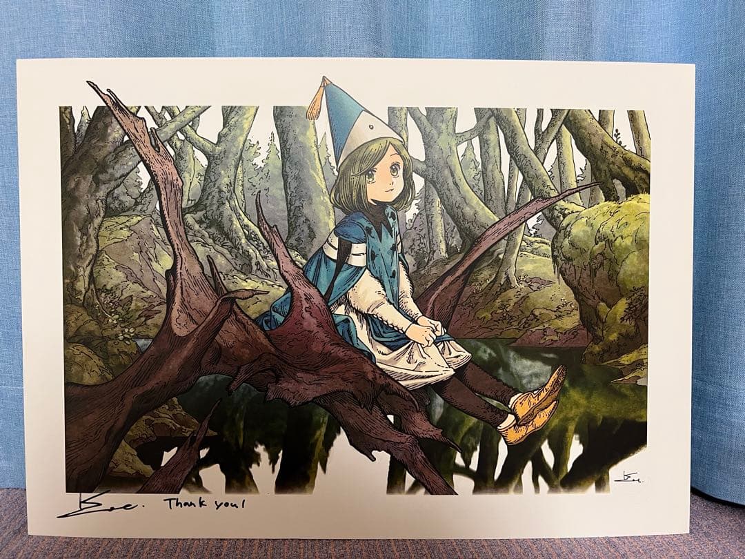 とんがり帽子のアトリエの直筆サイン入りポスター とんがり帽子のアトリエの直筆サイン入りポスター - メルカリ