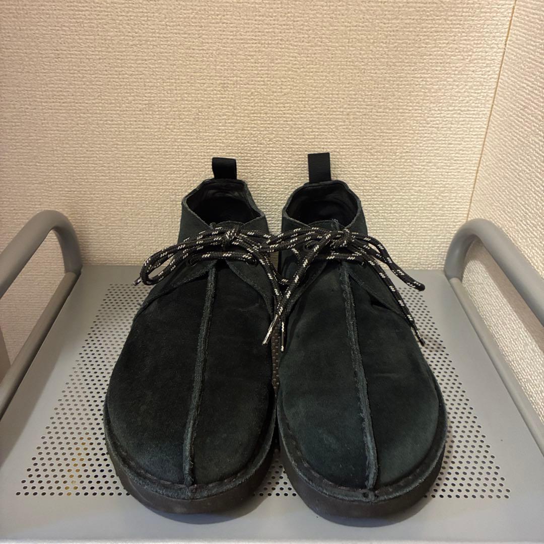 クラークス デザート トレック GTX ゴアテックス 黒 スエード 28.0