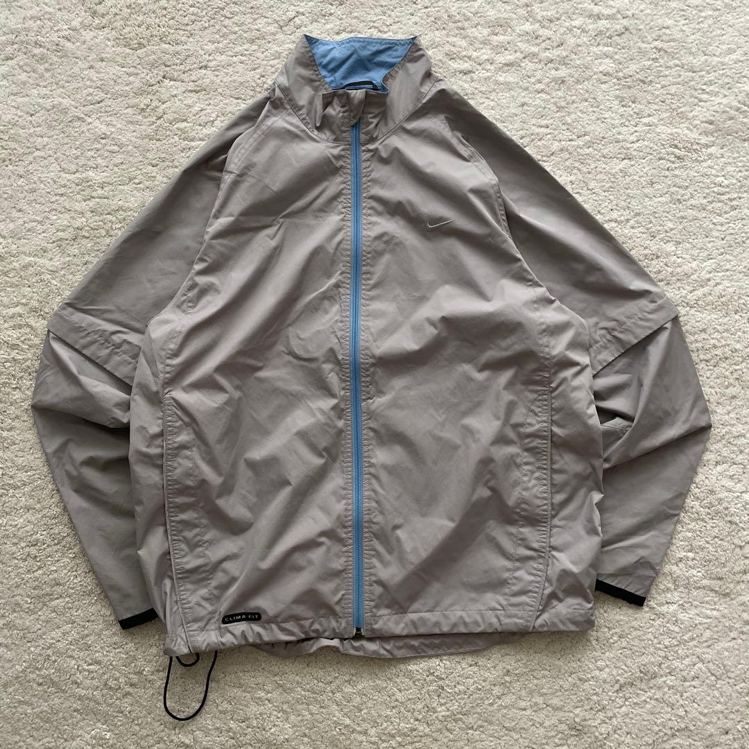 NIKE 00s ナイロンジャケット テック系 短丈 ドローコード y2k - メルカリ