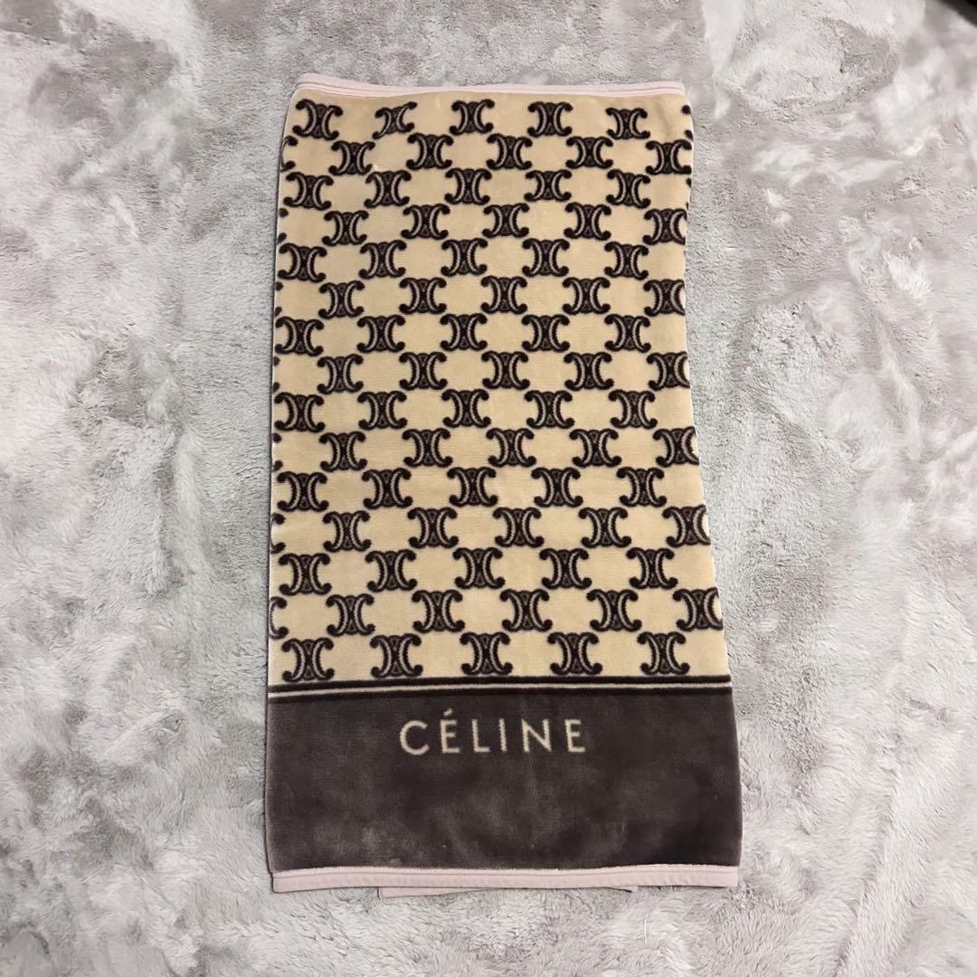 CELINE】セリーヌ 膝掛け ブランケット ハーフケット - メルカリ