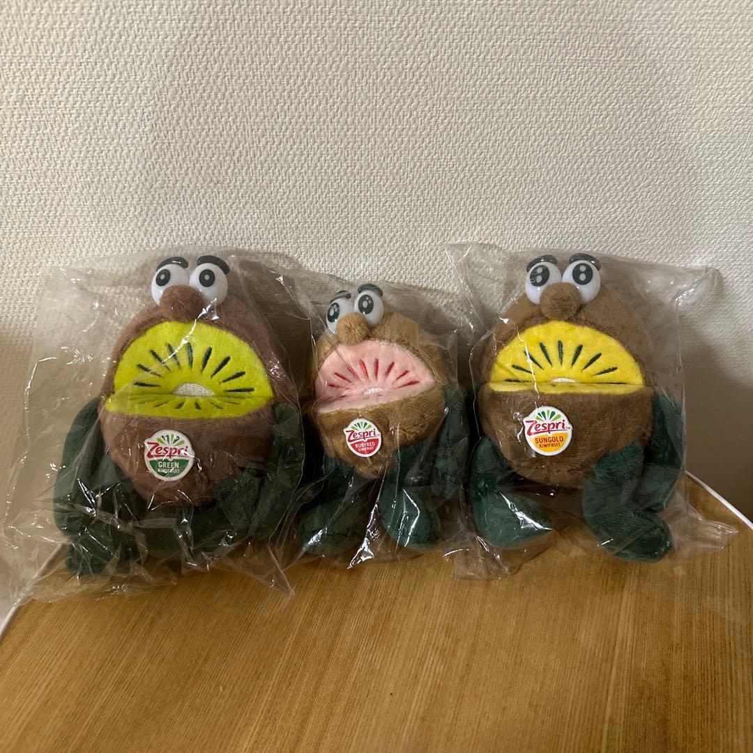 Zespri ゼスプリレッド キウイ キウイブラザーズ 当選品 3体セット Zespri ゼスプリレッド キウイ キウイブラザーズ 当選品 3体セット