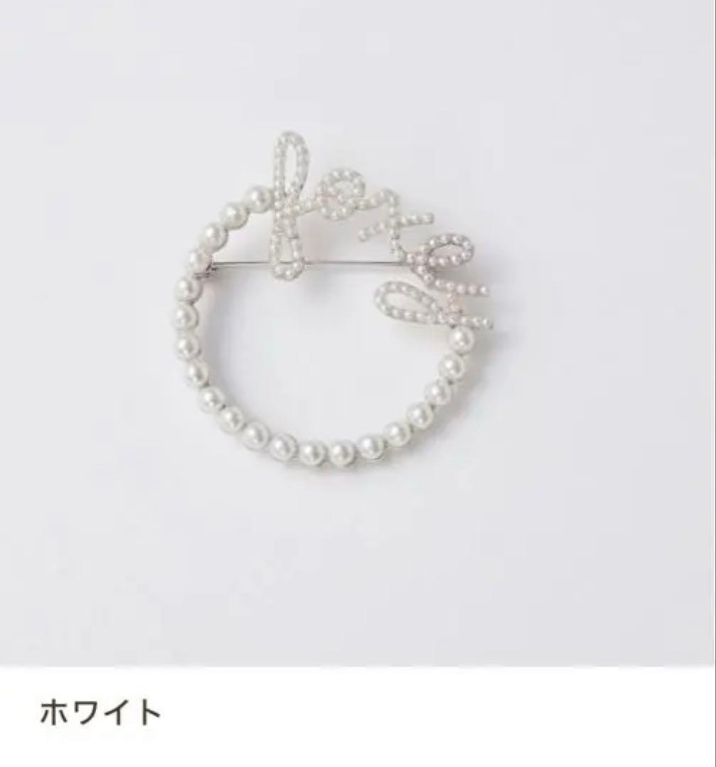 フォクシー　ブローチ　パール　44319 BROOCH \"ANNEAU\"