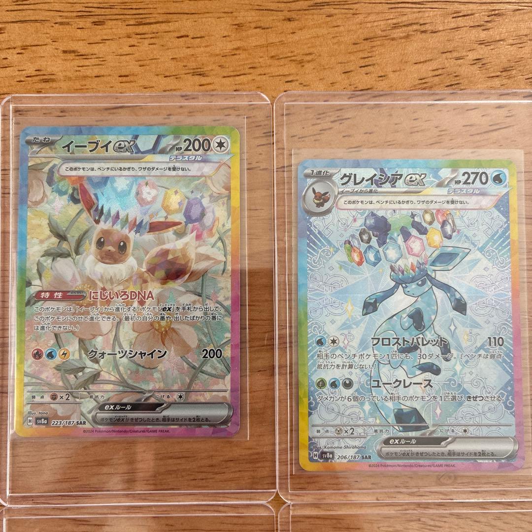 テラスタルフェスex ブイズ SAR 9枚セット ゴットパック ブラッキーex