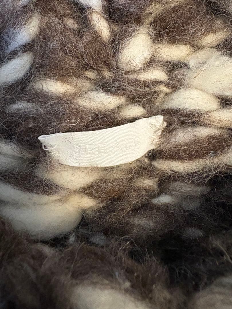 Seeall oversize hand knit シーオール ニット シシクイ - メルカリ