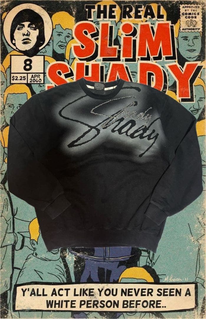 希少 Shady ltd. スウェット 90's bboy EMINEM XL