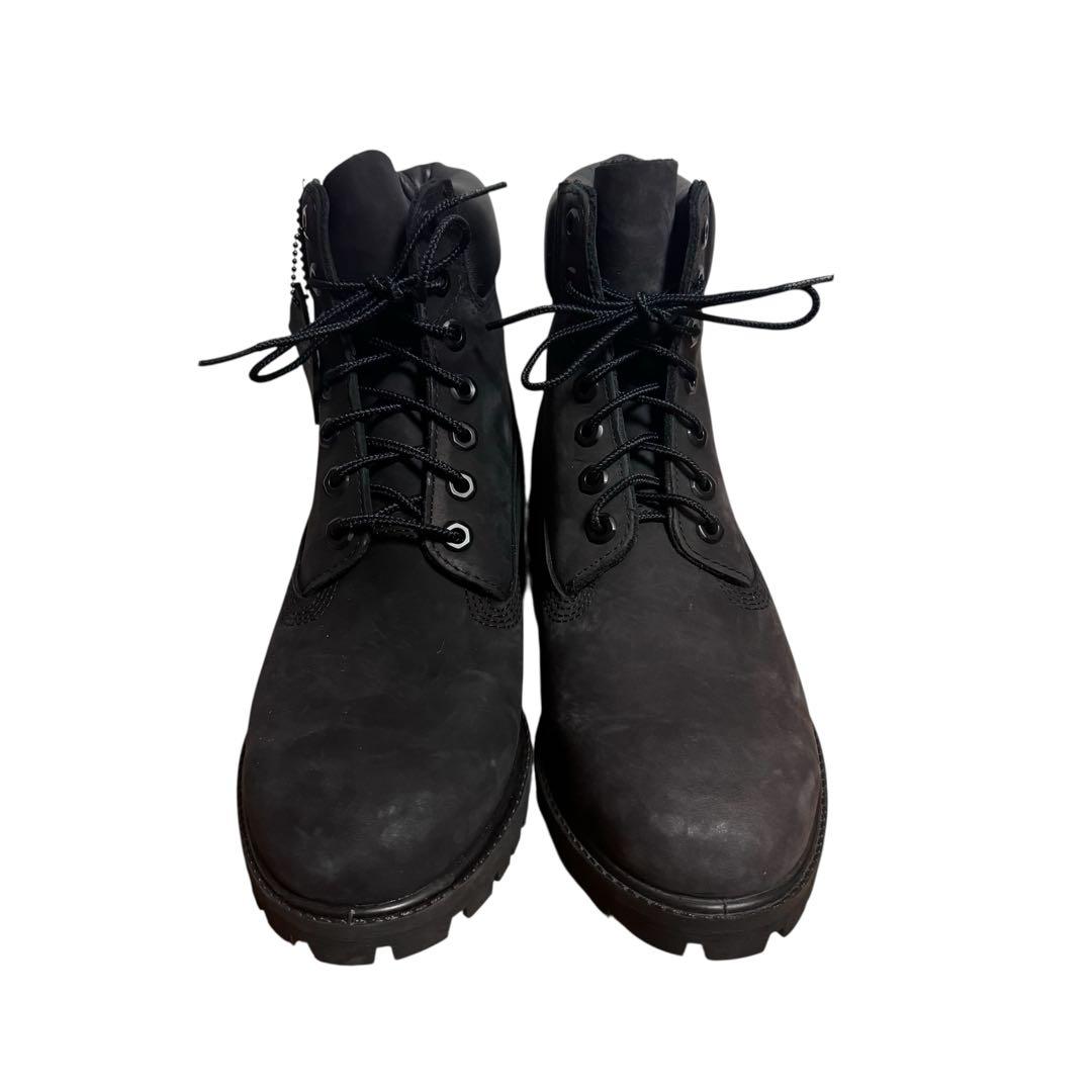 Timberland ブラック ワークブーツ - メルカリ