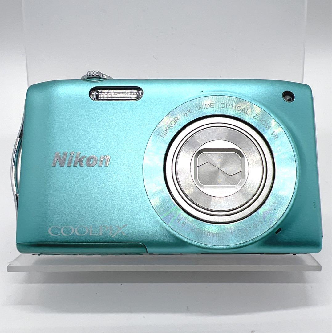 Nikon COOLPIX S3300 デジタルカメラ 訳あり ジャンク品 緑 - メルカリ