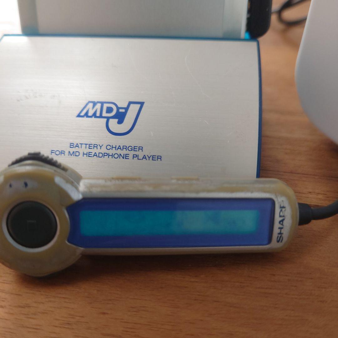 SHARP MD-J ポータブルMDプレーヤーセット - メルカリ