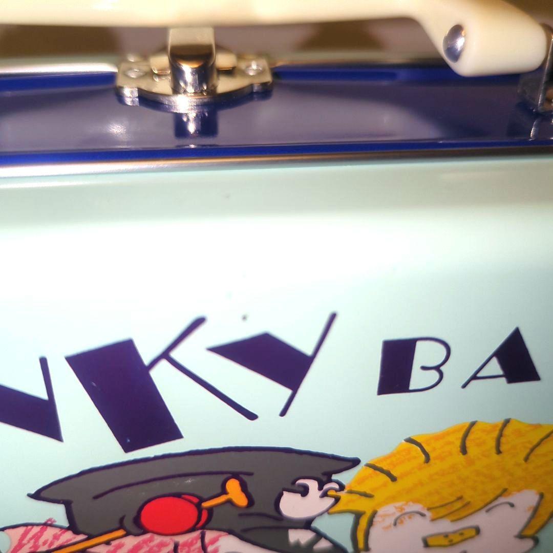 昭和レトロ 珍品水色 1980年代 可愛いファンシー缶 PANKY BAND