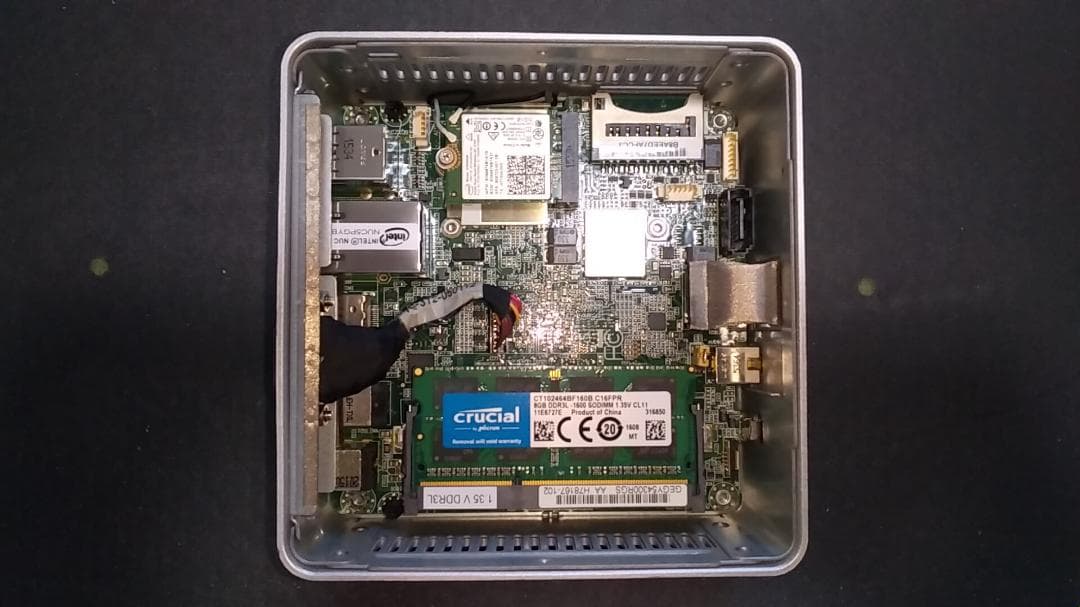 値下げ】Intel NUC NUC5PGYH メモリ交換＋貴重MLC SSD