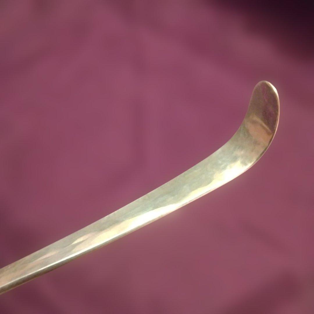 セール　純銀　茶杓　槌目　作家物　21.0g
