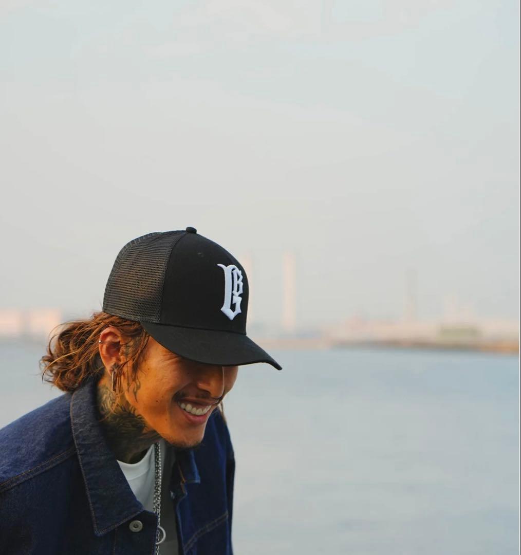 新品】GOOSE BUZZY GB SIG MESH CAP 黒 森下直哉 - メルカリ
