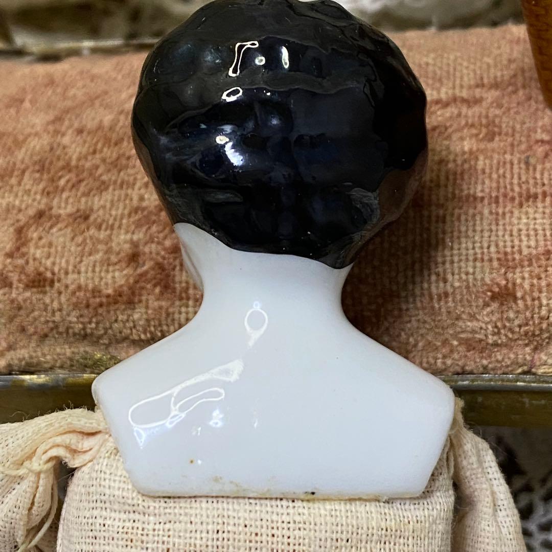 ドイツアンティーク チャイナヘッドドール 18.5cm