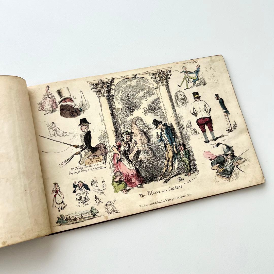 My Sketch Book⠀クルックシャンク⠀1830年代 希少 アンティーク