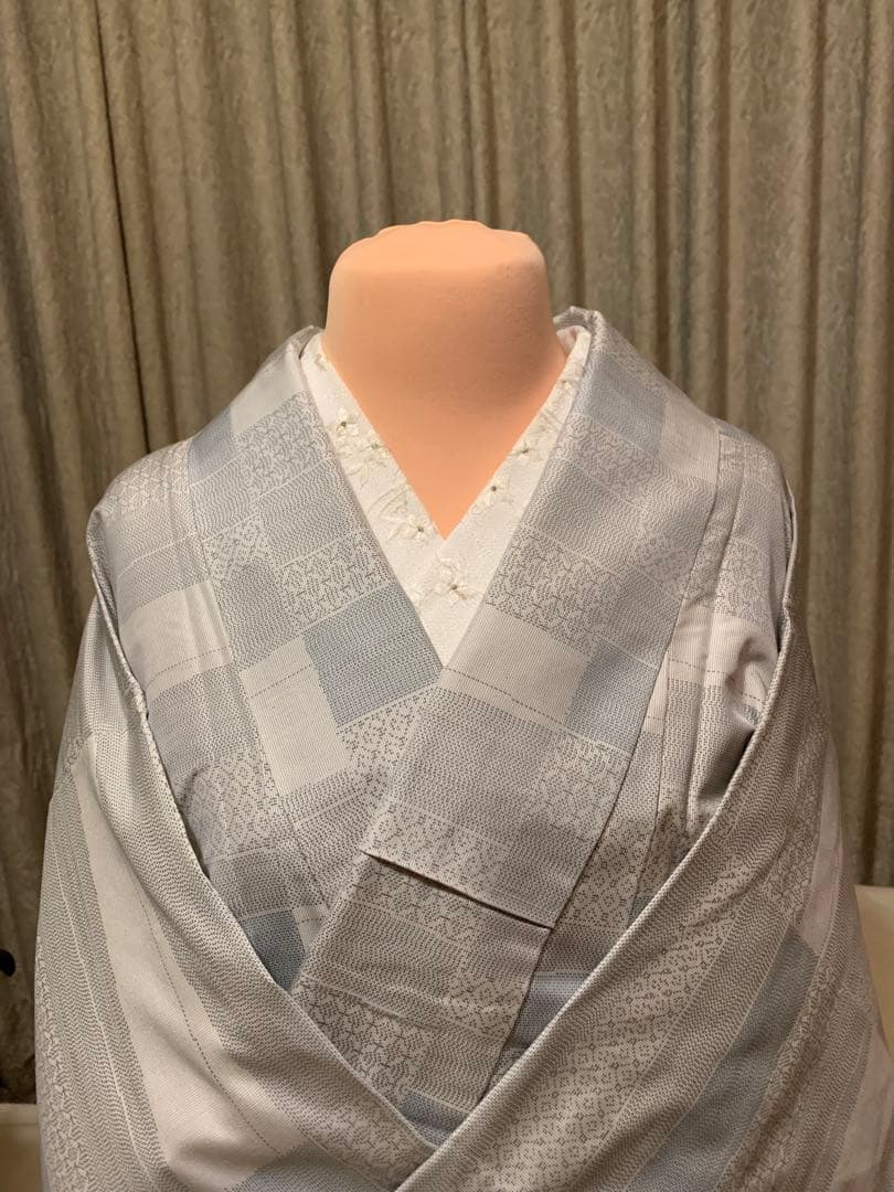 193 本場白大島紬（青灰色） しつけ有り ちいまま様専用 - メルカリ