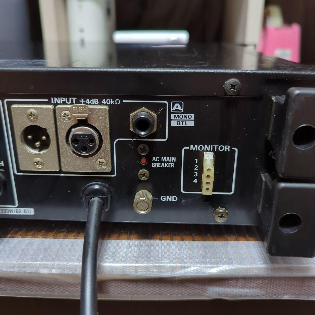 希少 昭和レトロ商品）ナショナル 2チャンネルパワーアンプ WP-9110