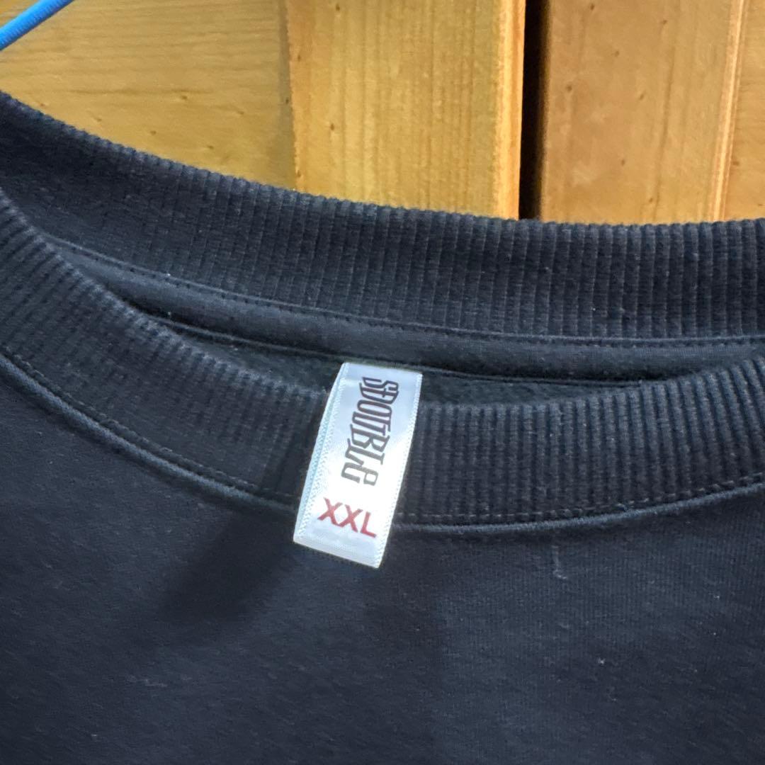 海外限定 トレーナー 刺繍 ワールドツアー 裏起毛 エスダブル XXL