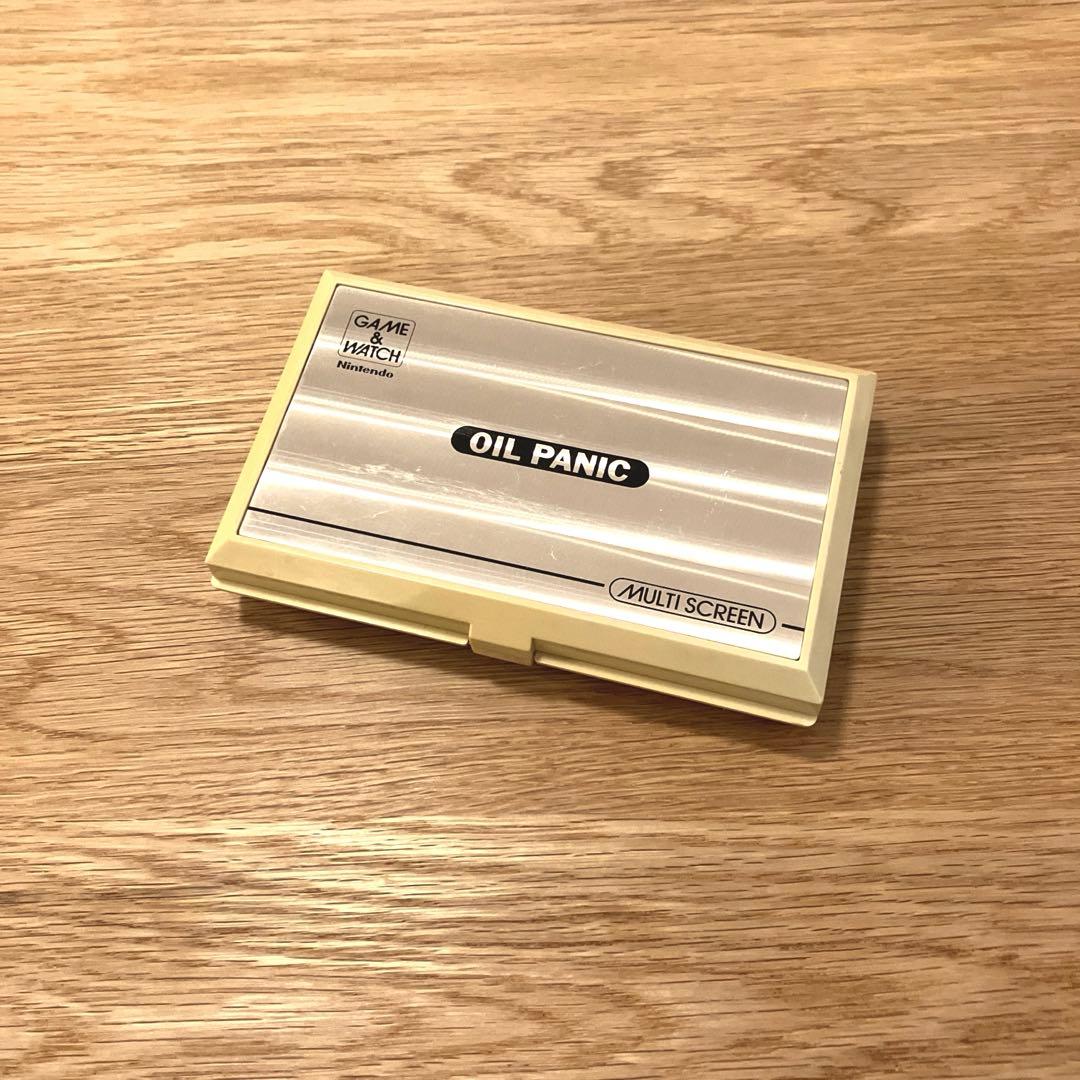Nintendo GAME&WATCH OIL PANIC 任天堂オイルパニック Vintage Nintendo Game & Watch Oil Panic Multi Screen Japan Boxed