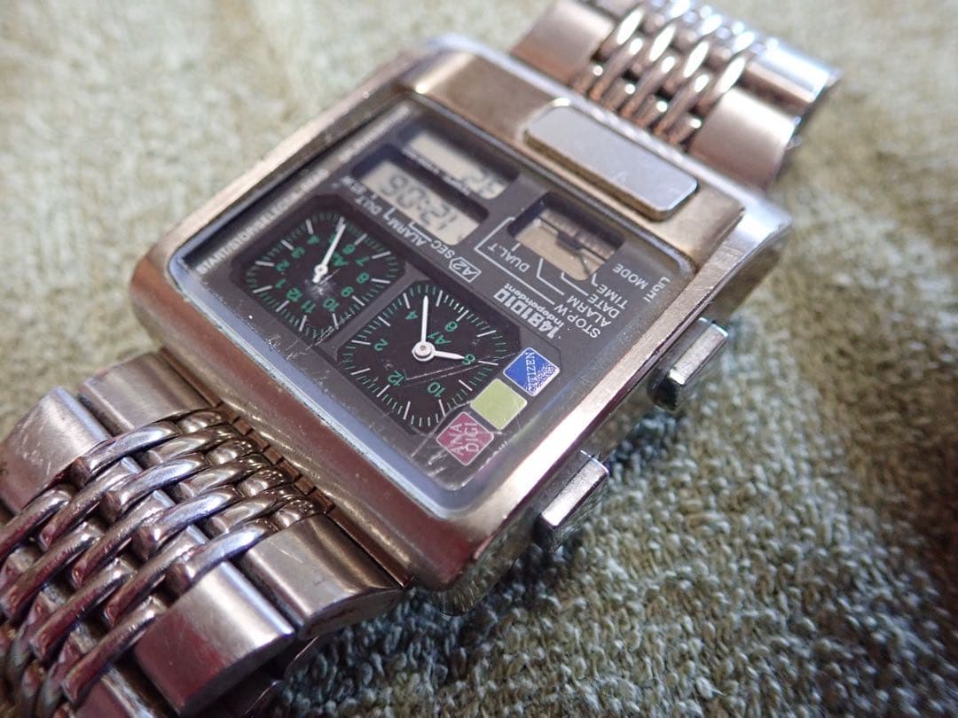 シチズン/アナデジテンプ/independent/1481010/電池交換済 - メルカリ