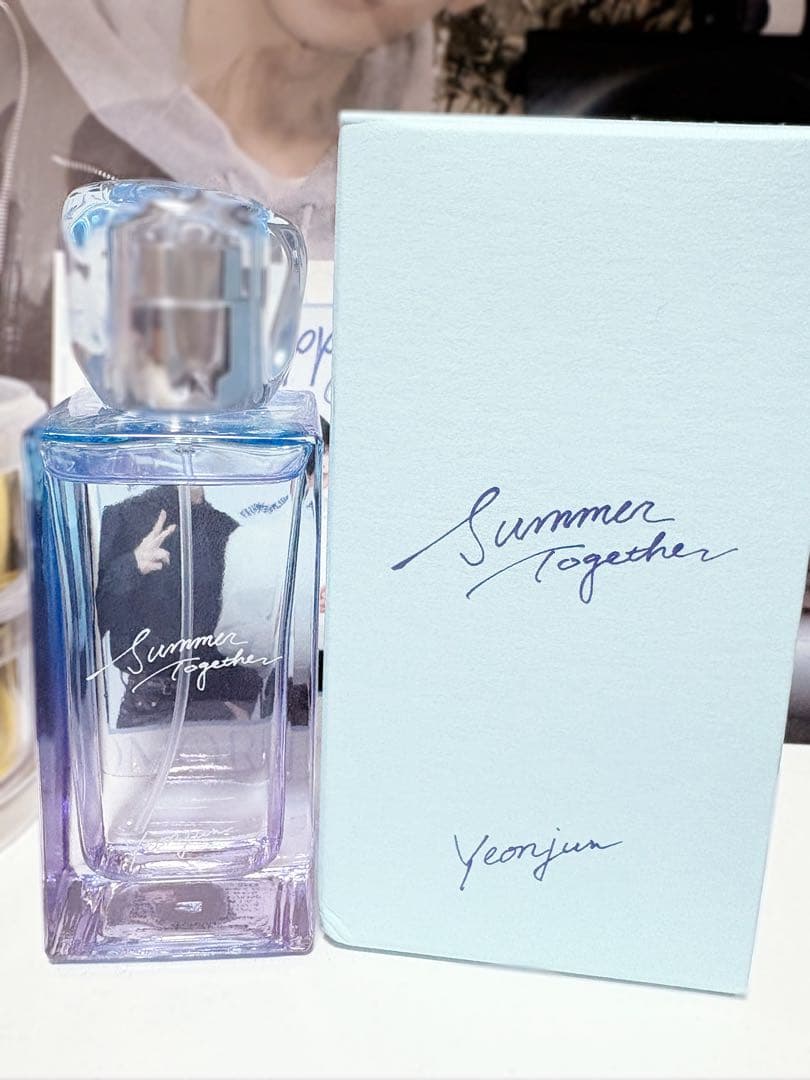 TXT ヨンジュン 香水 パフューム SUMMER TOGETHER トレカ付き - メルカリ