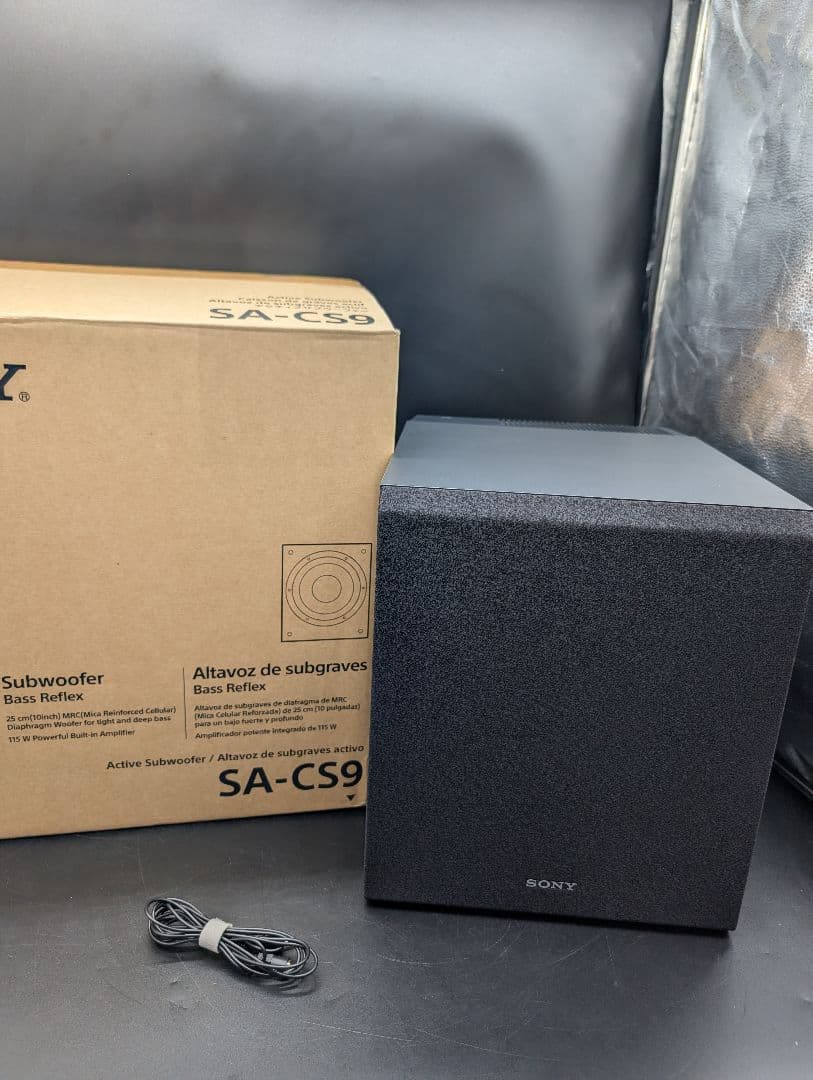 美品・動作良好】SONY SA-CS9 サブウーファー高音質重低音 10インチ