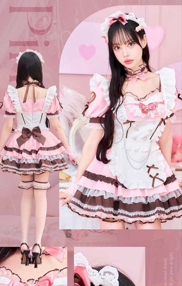 malymoon メルティホイップキャンディメイド ピンク　バレンタイン ♡⋆___ Malymoon Valentine Collection'26 ▪︎ バレンタインハート