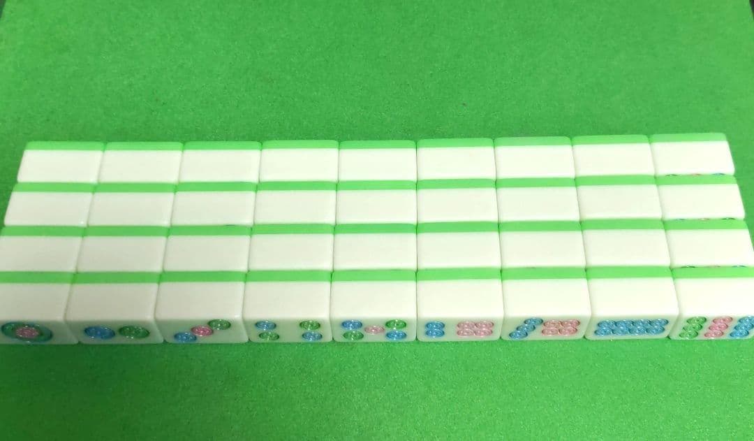 ☆希少☆ ミズノ丸一 麻雀牌「パル（ライムグリーン牌）」 - メルカリ