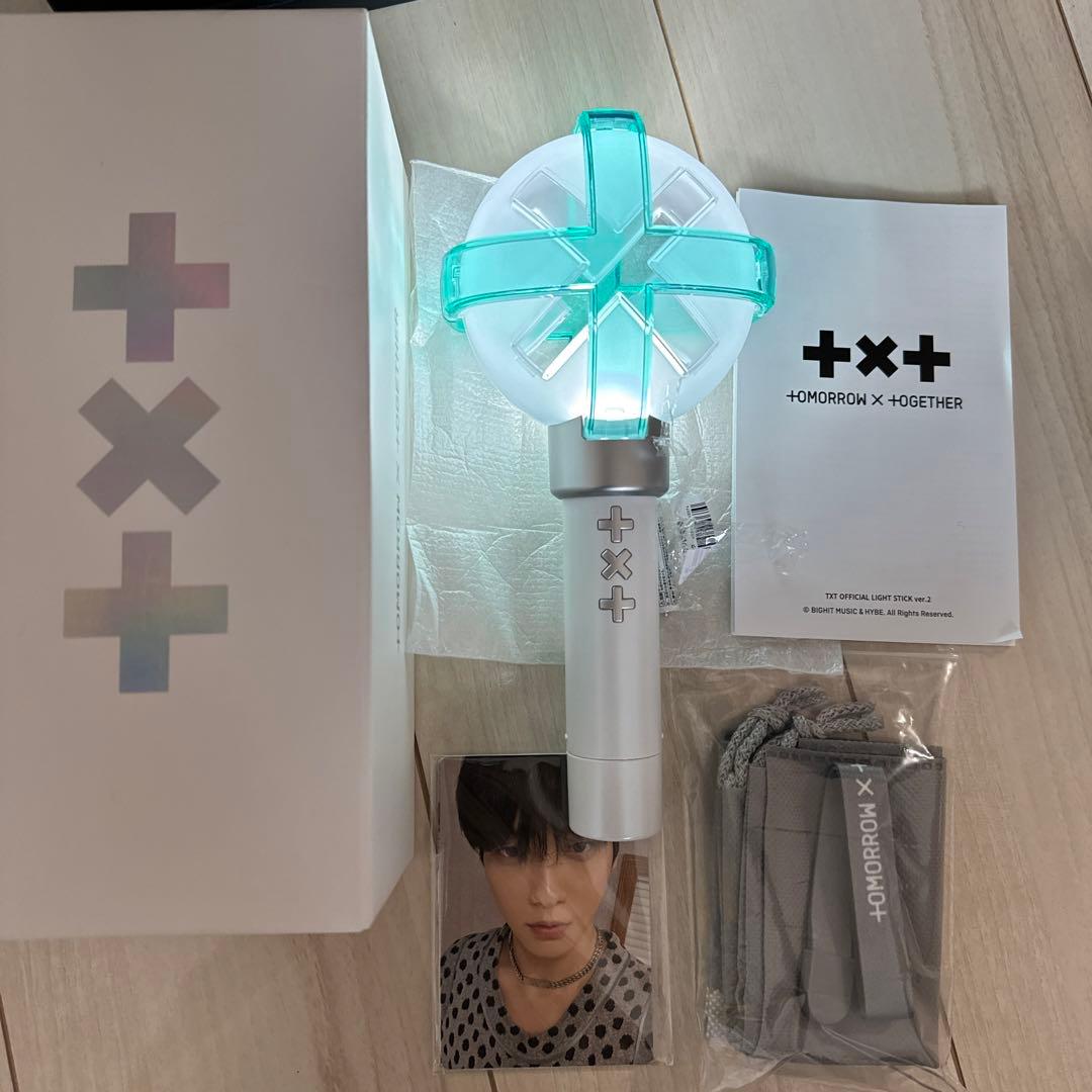 txt ペンライト ver2 moa棒 トレカ5枚付き - メルカリ