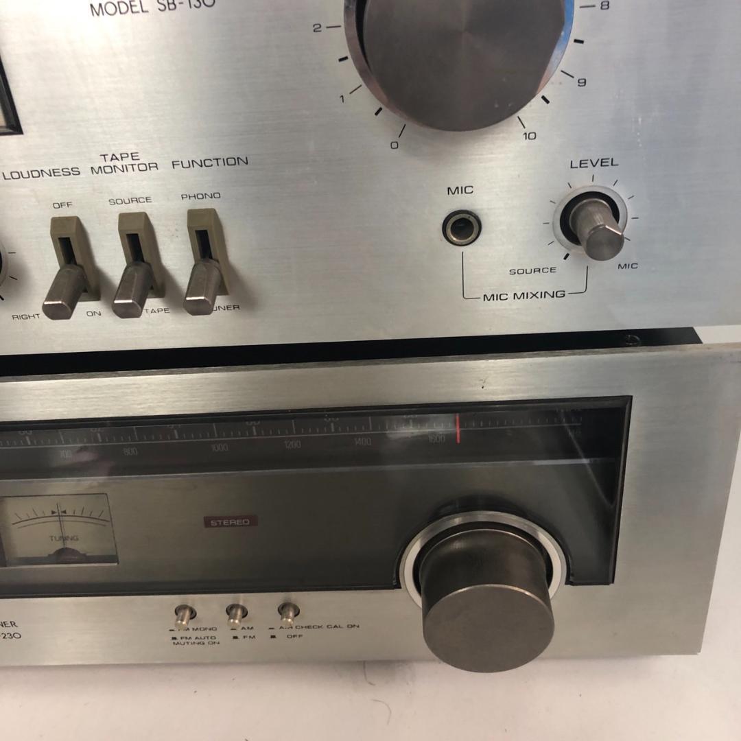 Aurex オーレックス ステレオアンプ SB-130 ST-230 プリメイン - メルカリ