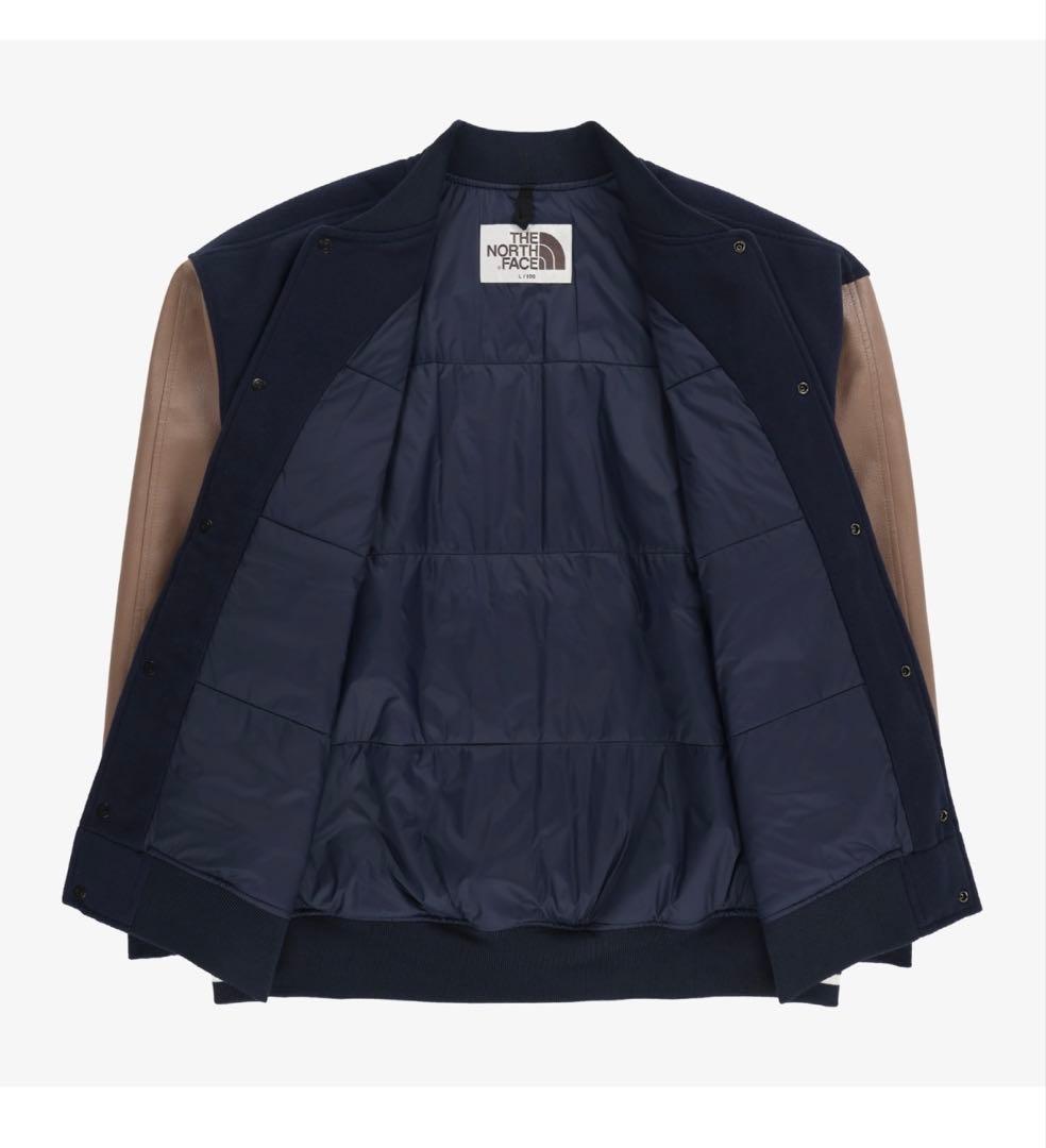 ノースフェイス バーシティ ジャケット ネイビー L 新品未使用 韓国