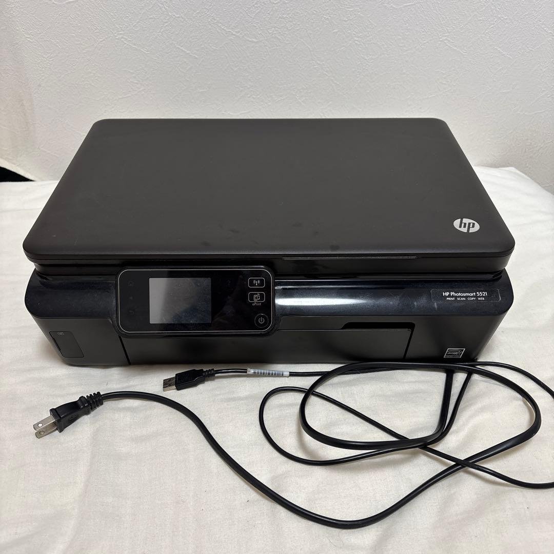HP Photosmart 5521 プリンター 写真 印刷 コピー機 - メルカリ