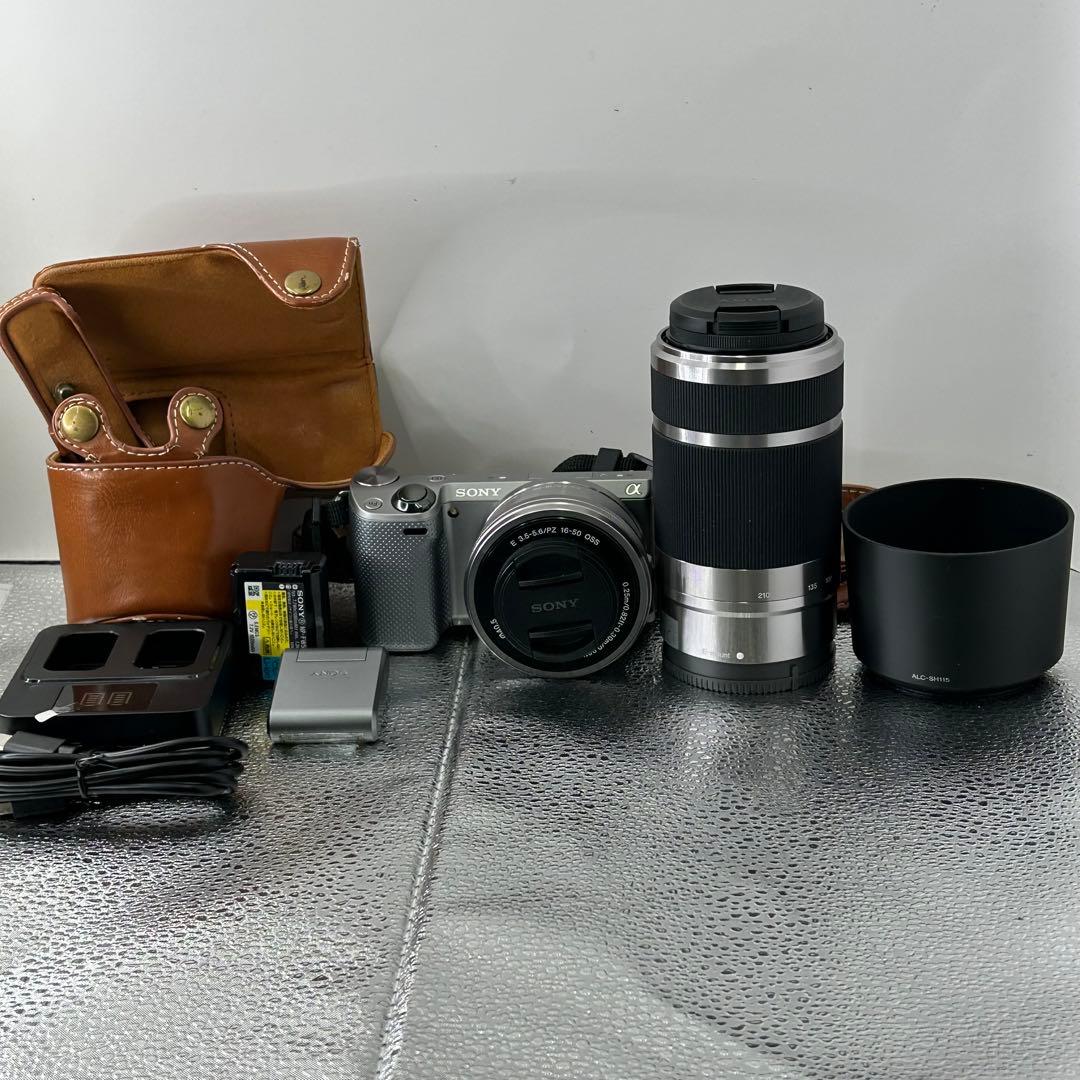 ピンクの猫様専用 □付属品多数SONY ソニー NEX-5R ダブルズームキット