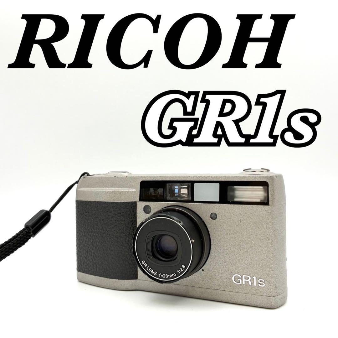 【動作品 美品】RICOH GR1s F2.8 28mm 動作確認済 返金保証 RICOH GR1s Black 28mm f2.8 film camera from Japan LCD works Film