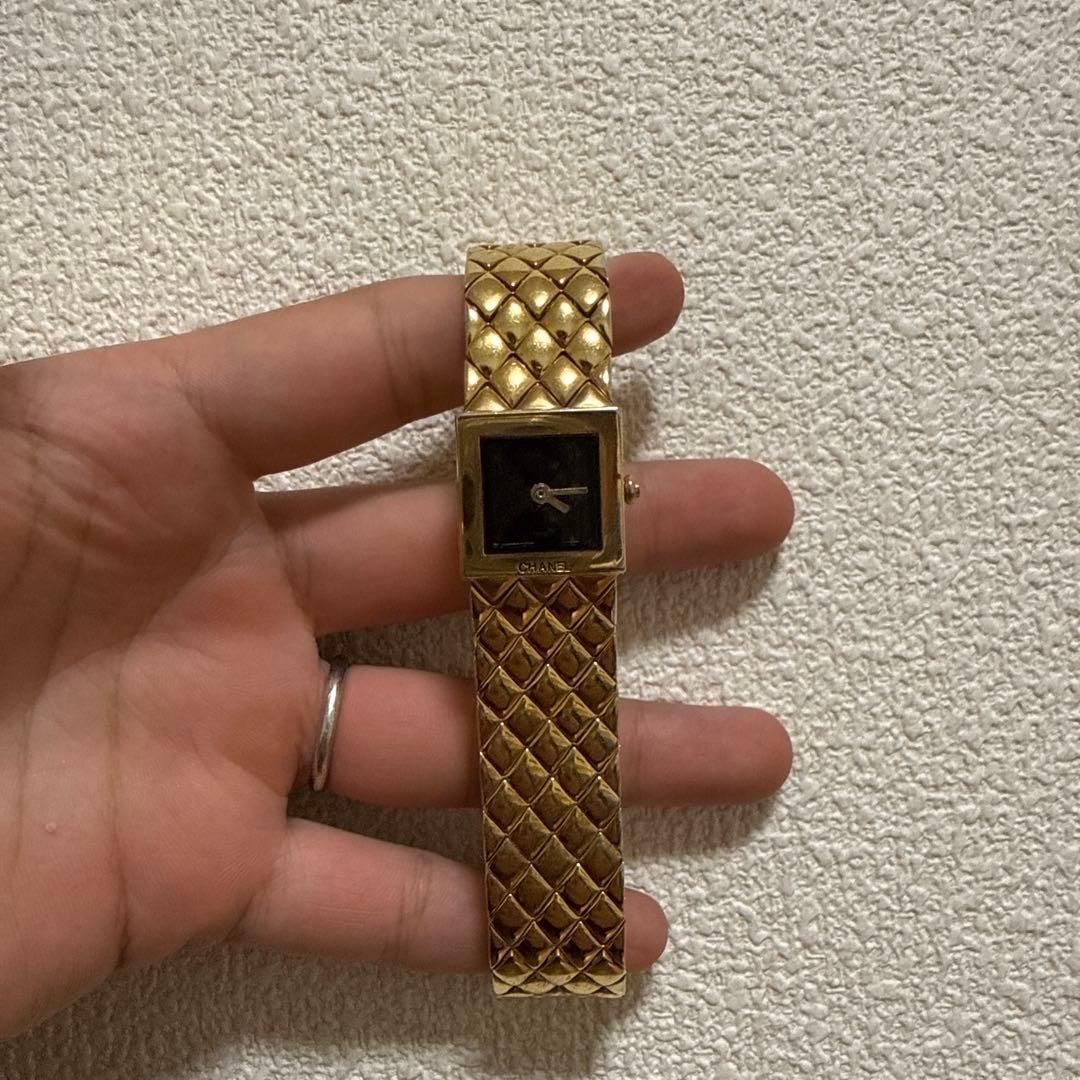 マ*ー様 CHANEL ゴールド 時計 1983年モデル シャネル プルミエール M [H0001] 1993年 | アルファオメガ [ID h116]