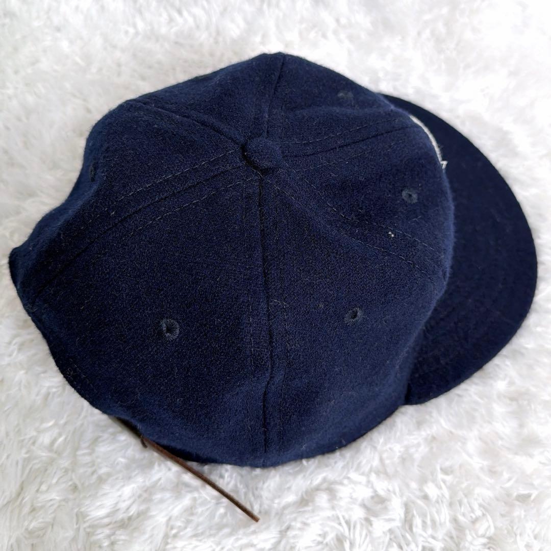 希少✨ delicious 仙台 キャップ ebbets field 帽子 紺色 - メルカリ