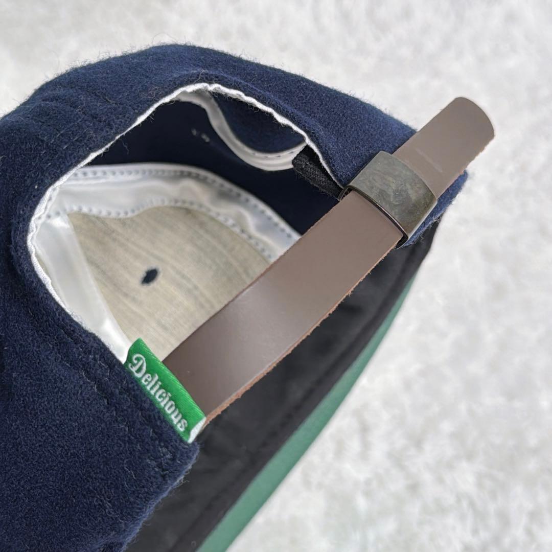 希少✨ delicious 仙台 キャップ ebbets field 帽子 紺色 - メルカリ