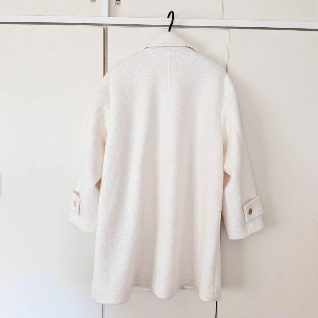 新品 ジャスグリッティー スタンダード Pコート 白 ホワイト - メルカリ