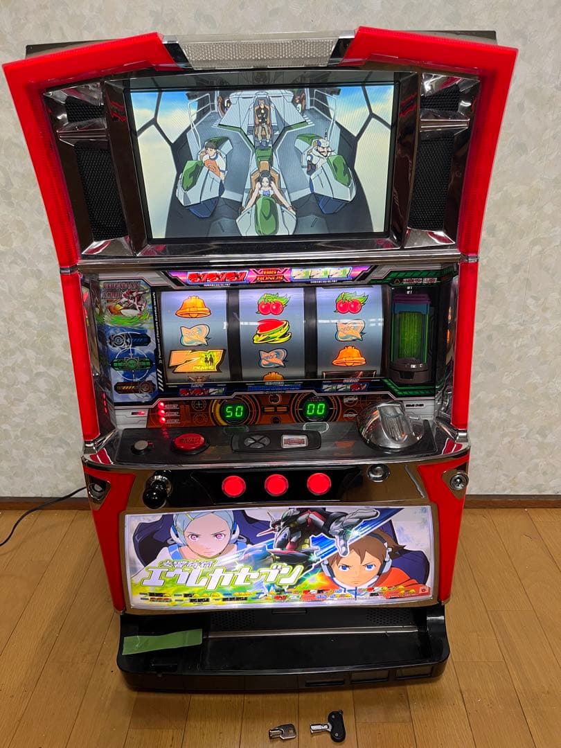 エウレカセブン家庭用電源 レス 遊戯台 台鍵 設定キー付き 楽天市場】パチスロ エウレカセブンの通販