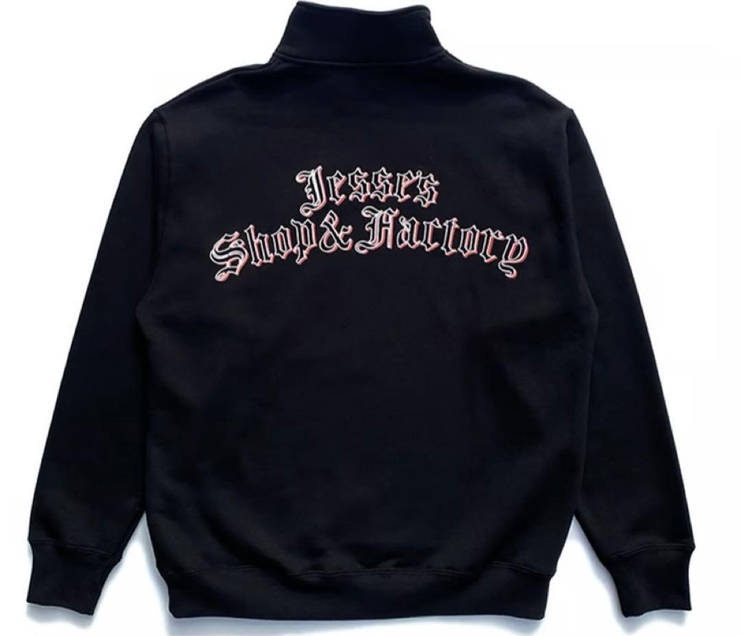 ☆希少極美品☆JSF ハーフジップスウェット BONEZ JESSE