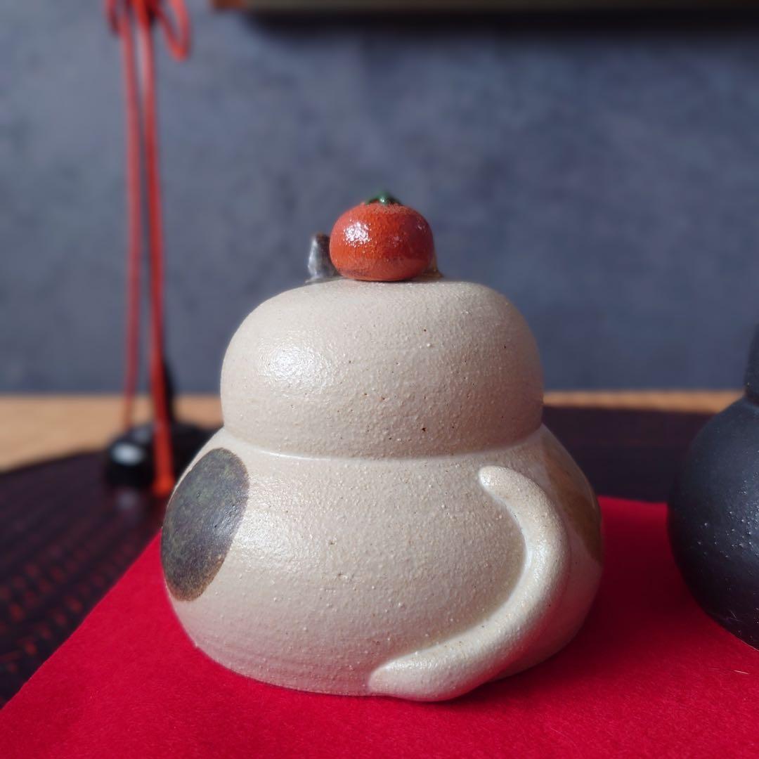 三毛さん❤︎ハチワレさん 猫鏡餅からお雛様に♪ - メルカリ