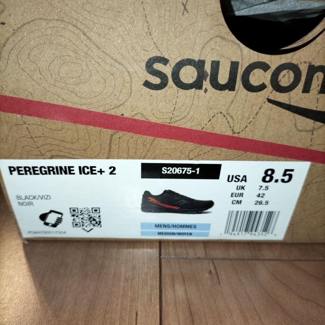 Saucony サッカニー ペレグリン アイス+2 未使用 26.5 - メルカリ