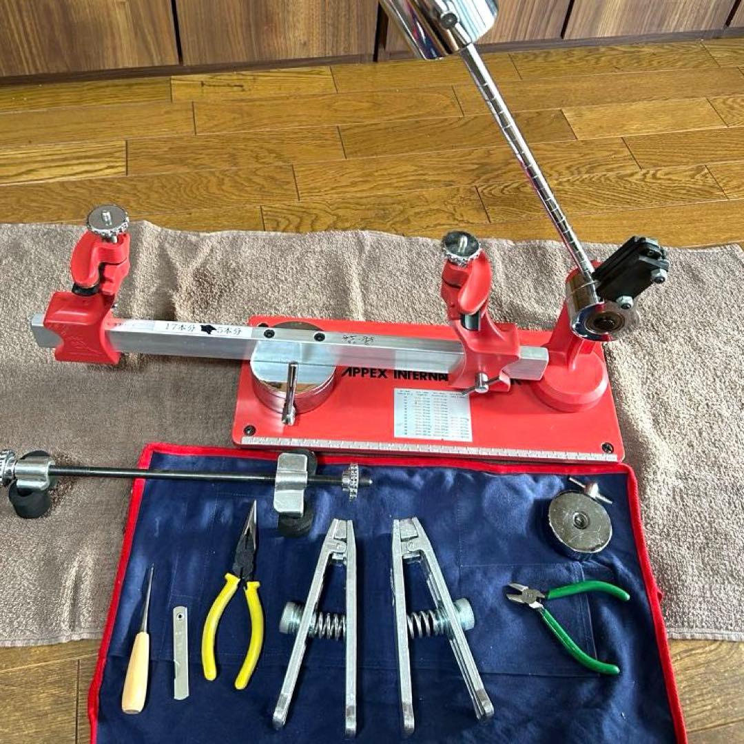 APPEX テニス ガット張り機 ストリングマシン 分銅式 BY017s - メルカリ