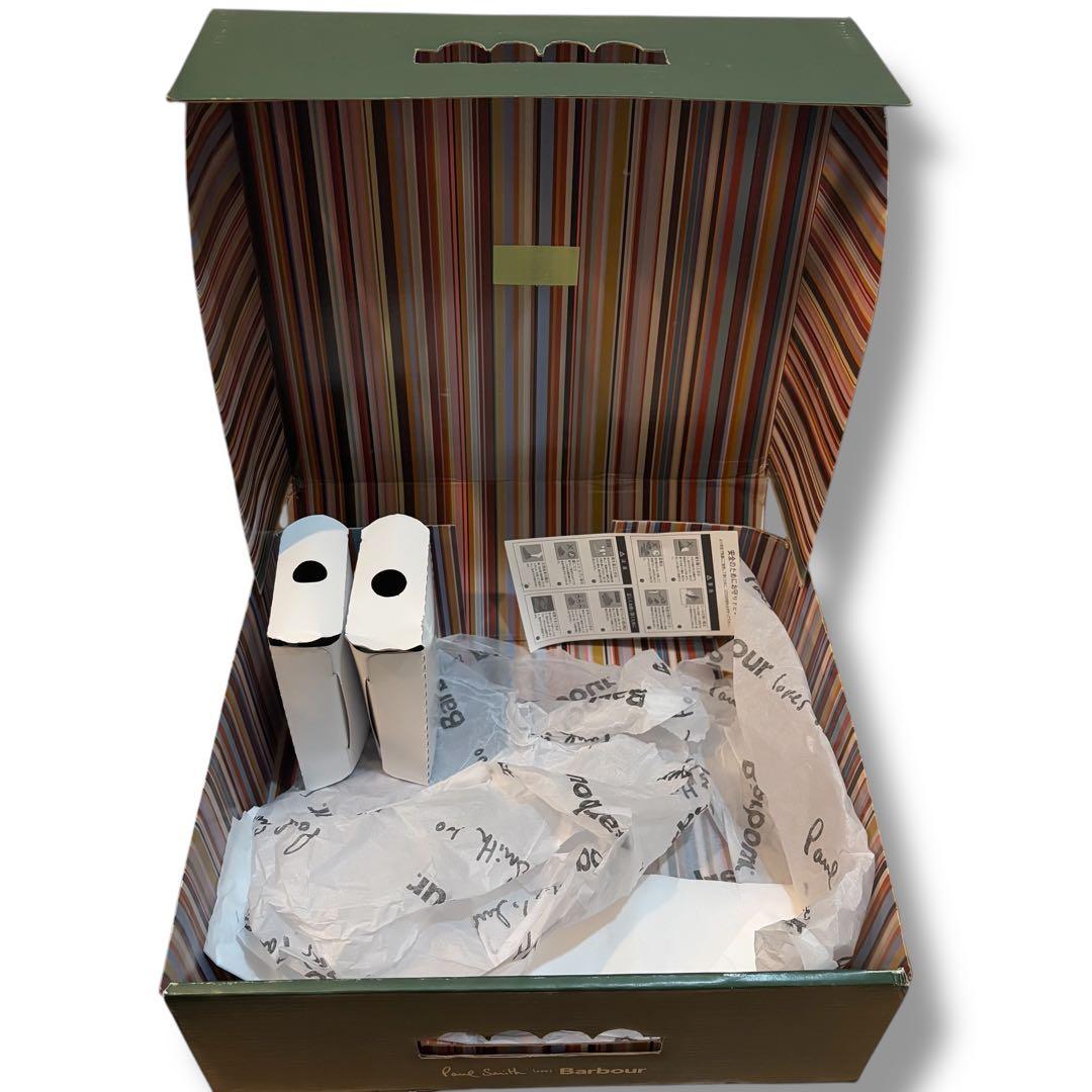 Paul Smith × Barbour レインブーツ サイドゴア 27.5cm