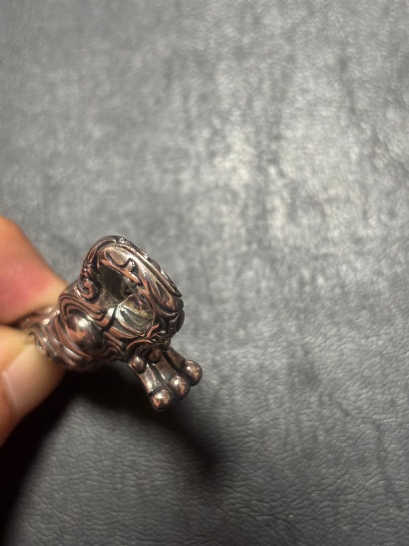 ALZUNI 大サイズナスカンクリップ クロスボール&唐草モチーフ