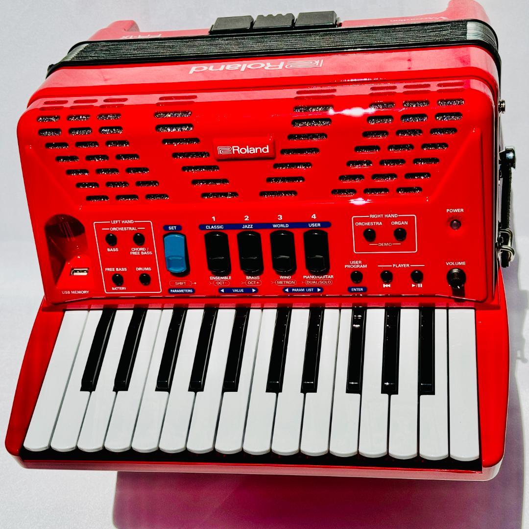 ローランド Vアコーディオン FR-1x 赤 美品！ - メルカリ