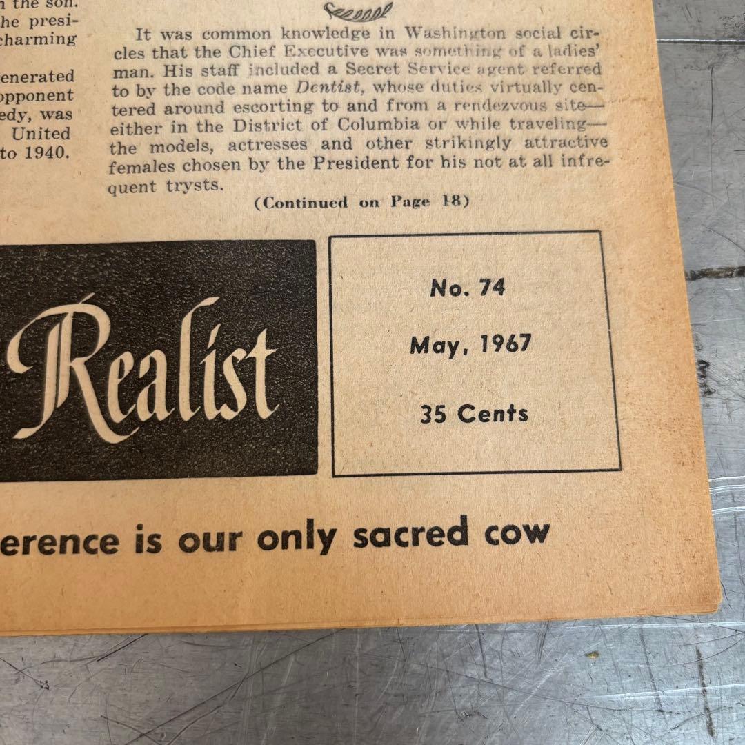 The Realist ザ リアリスト マガジン メモリアルオージー　額装