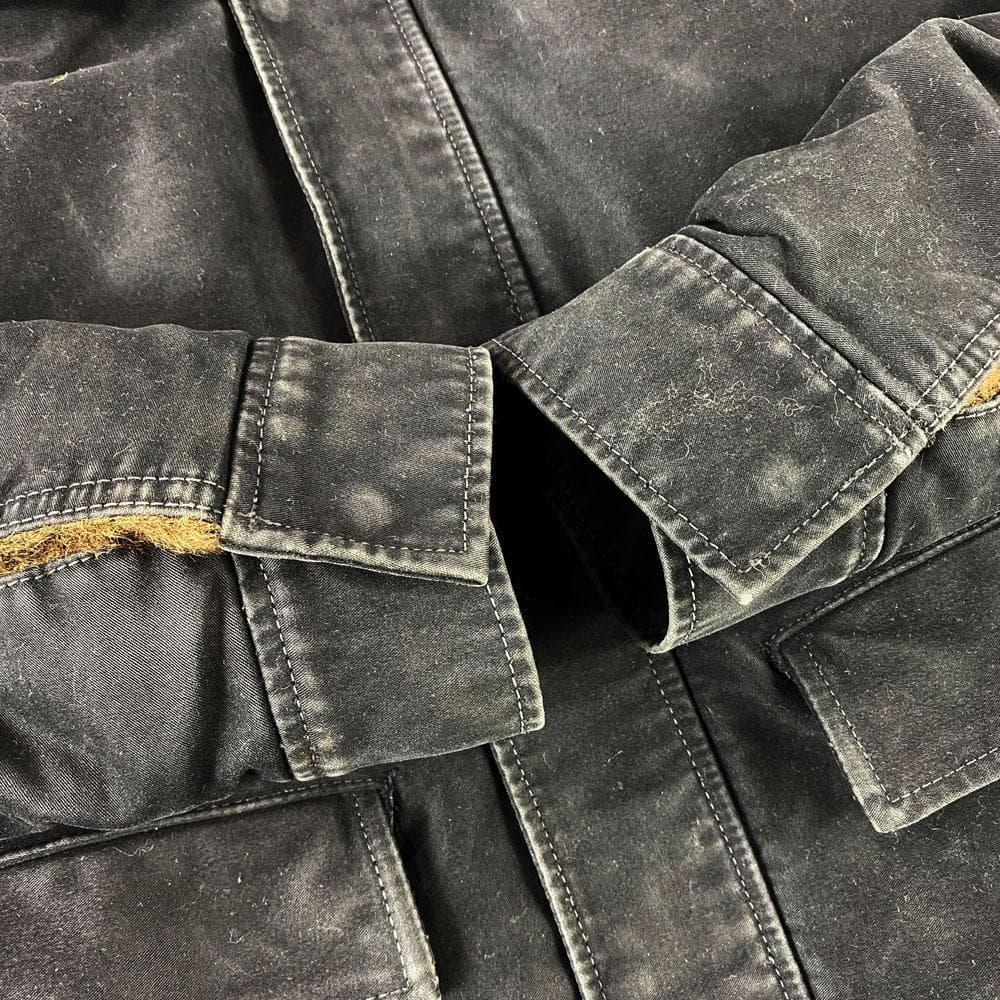 ☆美品☆wjk 裏地総ファー ボアモッズコート ミリタリージャケット M